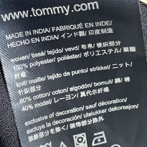 Womens Tommy‎ Hilfiger Ruffled Sleeve Sheer Top - Picture 6 of 6